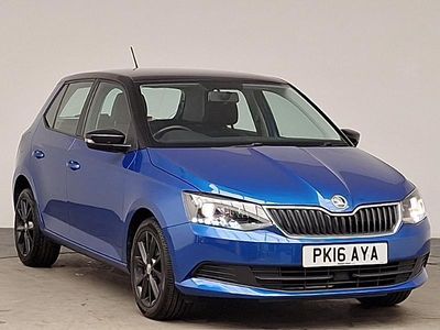 Used Skoda Fabia Colour Edition 75 HP (55 kW) 2016 Blue Hatchback