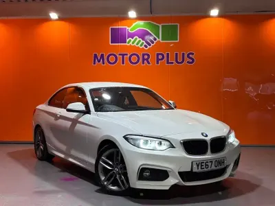 Used BMW 218 M Sport 150 HP (110 kW) 2017 White Coupe