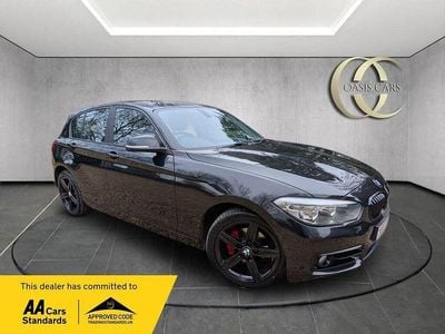 Used BMW 118 Sport Line 136 HP (100 kW) 2017 Black Hatchback