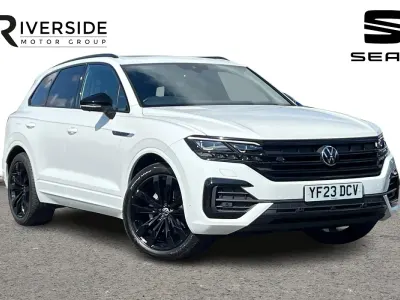 Used VW Touareg Black Edition 286 HP (210 kW) 2023 Pure white SUV