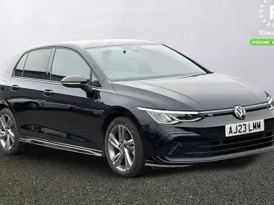 Used VW Golf VIII R-line 150 HP (110 kW) 2023 Black Hatchback