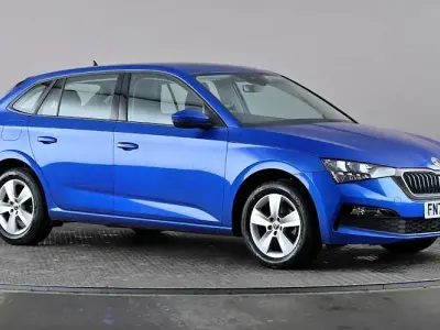 Used Skoda Scala SE 110 HP (80 kW) 2023 Blue Hatchback