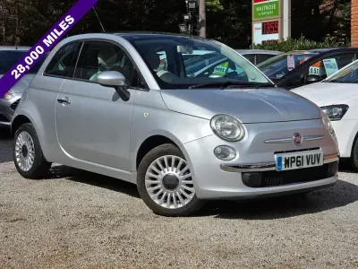 Gebraucht Fiat 500 Lounge 69 PS (50 kW) 2011 Silber Kleinwagen