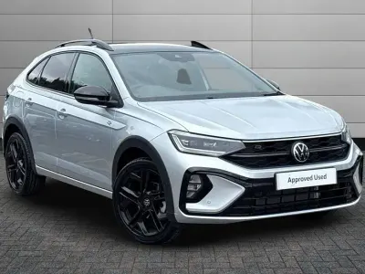 Used VW Taigo Black Edition 113 HP (83 kW) 2025 Reflex silver with flat black roof SUV
