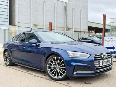 Used Audi A5 S-Line 190 HP (139 kW) 2018 Blue Coupe