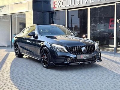 Begagnad Mercedes C63 AMG AMG line 2019 Svart Sportkupé