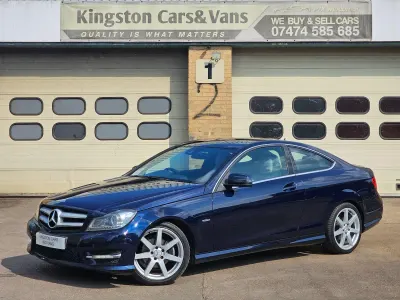 Used Mercedes C180 AMG 156 HP (114 kW) 2012 Blue Coupe