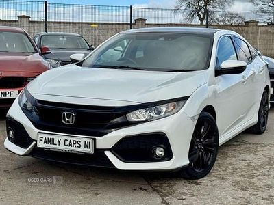 Used Honda Civic EX 2017 White Hatchback