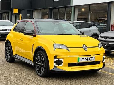Pop yellow with black roof + red roof line Used 2025 Renault R5 Iconic Hatchback | £23,980 (Fair price)