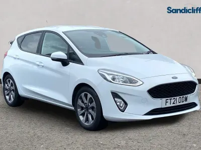 Used Ford Fiesta Trend 125 HP (91 kW) 2021 White Hatchback