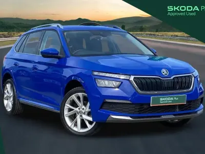Used Skoda Kamiq SE L Executive 147 HP (108 kW) 2023 Energy blue SUV
