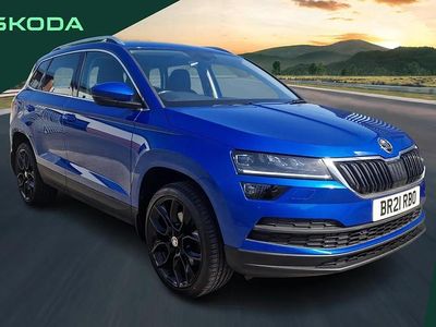 Used Skoda Karoq SE L 108 HP (79 kW) 2021 Blue SUV