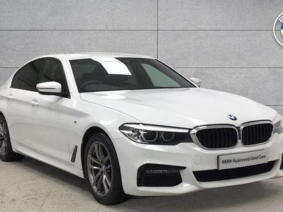 White Used 2018 BMW 520 M Sport | £18,995 (Fair price)