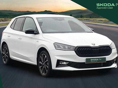 Moon white metallic Used 2024 Skoda Fabia Monte Carlo Hatchback | £17,890 (A bit pricey)