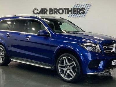 Blue Used 2017 Mercedes GLS350 AMG line SUV | £26,995 (Good price)