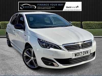 Used Peugeot 308 GT-line 130 HP (95 kW) 2017 White Hatchback