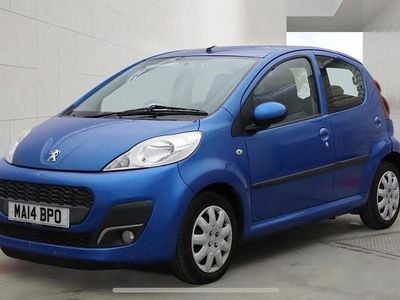 Begagnad Peugeot 107 Active 68 HK (50 kW) 2014 Blå Halvkombi