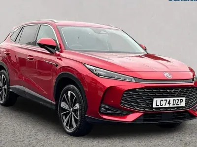 Used MG HS Trophy 170 HP (125 kW) 2024 Tri coat  dynamic red SUV