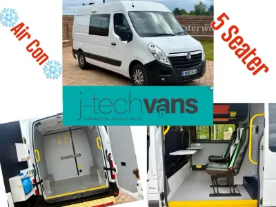 Begagnad Vauxhall Movano 2019 Vit Minibuss