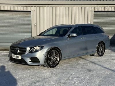 Silver Used 2018 Mercedes E220 AMG line Estate | £16,300 (Good price)