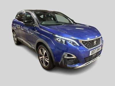 Used Peugeot 3008 GT-line 130 HP (95 kW) 2017 Blue SUV
