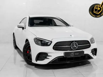 Used Mercedes E300 AMG Line Premium 2021 White Coupe