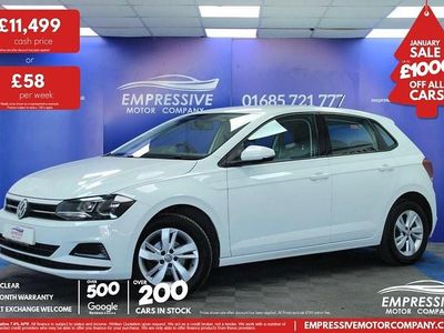 White Used 2019 VW Polo SE Hatchback | £11,499 (A bit pricey)