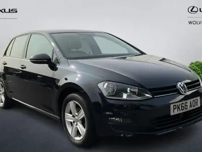 Used VW Golf VII Edition 125 HP (91 kW) 2016 Black Hatchback