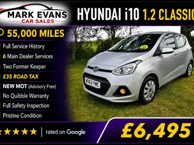 Used Hyundai i10 SE 83 HP (61 kW) 2014 Silver Hatchback