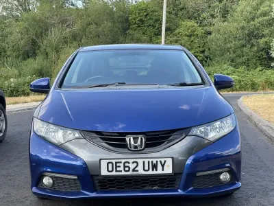 Used Honda Civic EX 2013 Blue Hatchback
