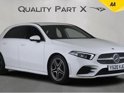 Used Mercedes A200 AMG line 163 HP (119 kW) 2020 White Hatchback