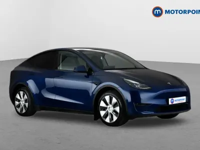 Begagnad Tesla Model Y Long Range AWD 378 kW (514 HK) 2022 Blå SUV