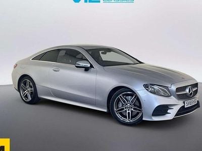 Used Mercedes E350 AMG line 313 HP (230 kW) 2019 Silver Coupe