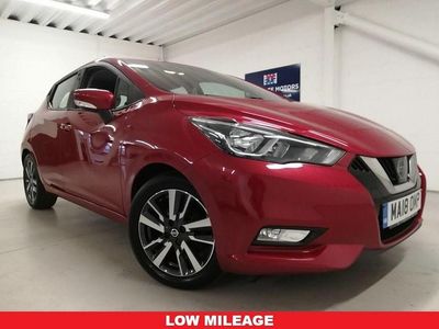 Used Nissan Micra Acenta Limited Edition 2018 Red Hatchback