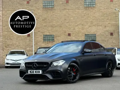 Used Mercedes E63S AMG Premium 2018 Black Sedan