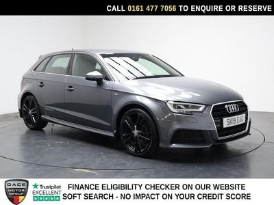 Used Audi A3 Sportback S-Line 150 HP (110 kW) 2019 Grey Hatchback
