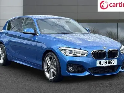 Used BMW 118 M Sport 136 HP (100 kW) 2019 Blue Hatchback