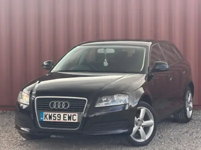 Used Audi A3 102 HP (75 kW) 2010 Black Hatchback