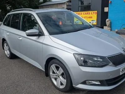 Used Skoda Fabia SE L 90 HP (66 kW) 2015 Silver Estate