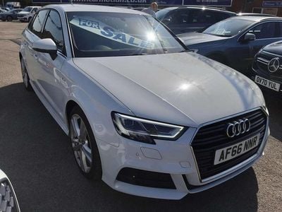 Used Audi A3 Sportback S-Line 2016 White Hatchback