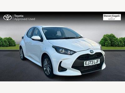 Used Toyota Yaris Hybrid 2023 White Hatchback