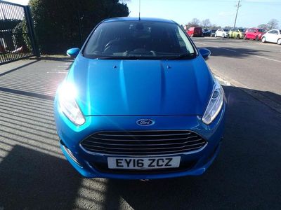 Used Ford Fiesta Titanium 2016 Blue Hatchback