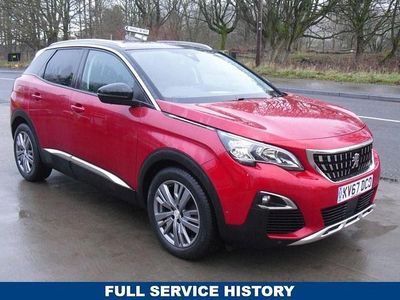 Red Used 2017 Peugeot 3008 Allure Hatchback | £7,995 (Fair price)