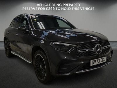 Graphite grey Used 2023 Mercedes GLC300e AMG line SUV | £45,000 (Expensive)