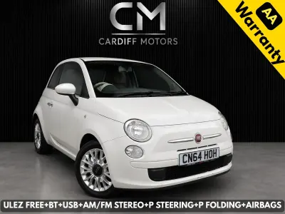 Used Fiat 500 2015 White Hatchback
