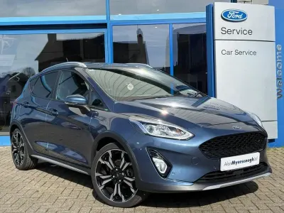Usado Ford Fiesta Active X 2021 Azul Citadino