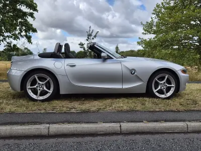 Used BMW Z4 170 HP (125 kW) 2004 Silver Cabriolet