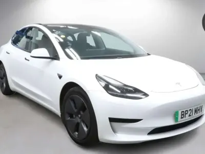 Used Tesla Model 3 Standard Range 366 kW (498 HP) 2021 White Sedan