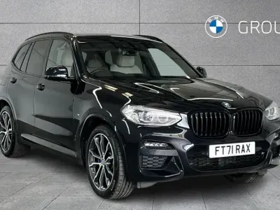 Used BMW X3 M Sport 187 HP (137 kW) 2021 Black SUV