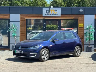 Used VW e-Golf 99 kW (135 HP) 2018 Blue Hatchback